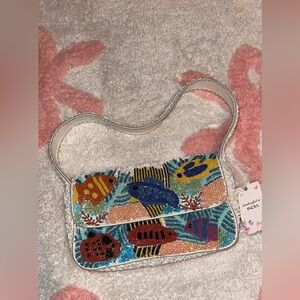Viral beaded fish bag